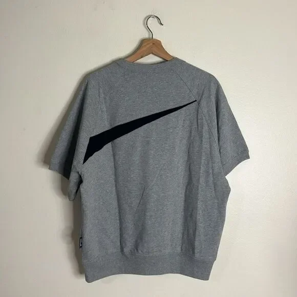 Nike big swoosh grey muscle tshirt men’s size large